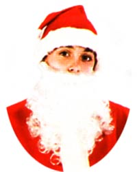 child santa beard