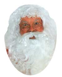 economy santa beard wig