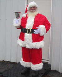 pro santa suit with bell