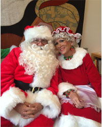 pro santa suit with mrs santa suit