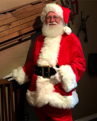 pro santa suit with sled