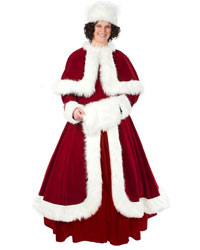 belle of the ball mrs santa suit costume
